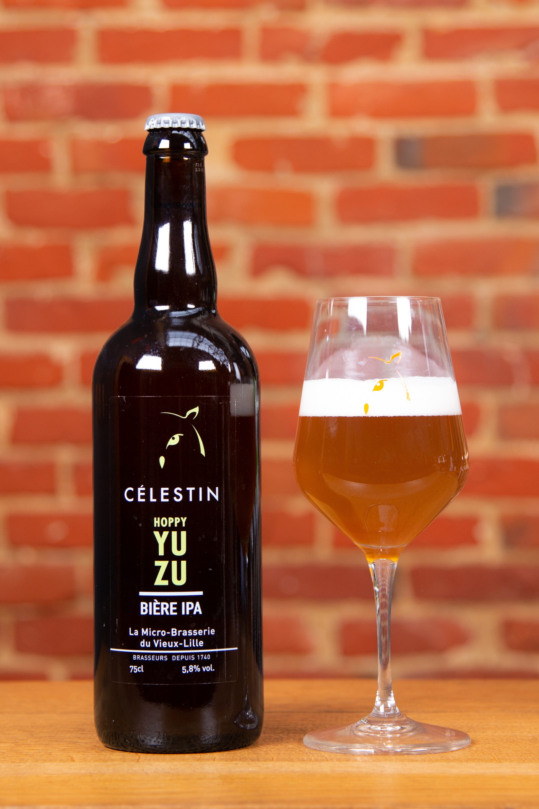 CÉLESTIN HOPPY YUZU - IPA au Yuzu<br/>75cl (5,8%Vol.)