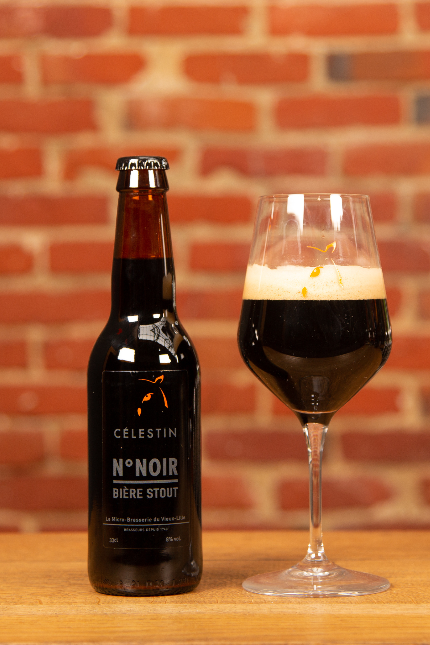 CÉLESTIN N° NOIR - Stout - café & vanille<br/>33cl (7,0%Vol.)