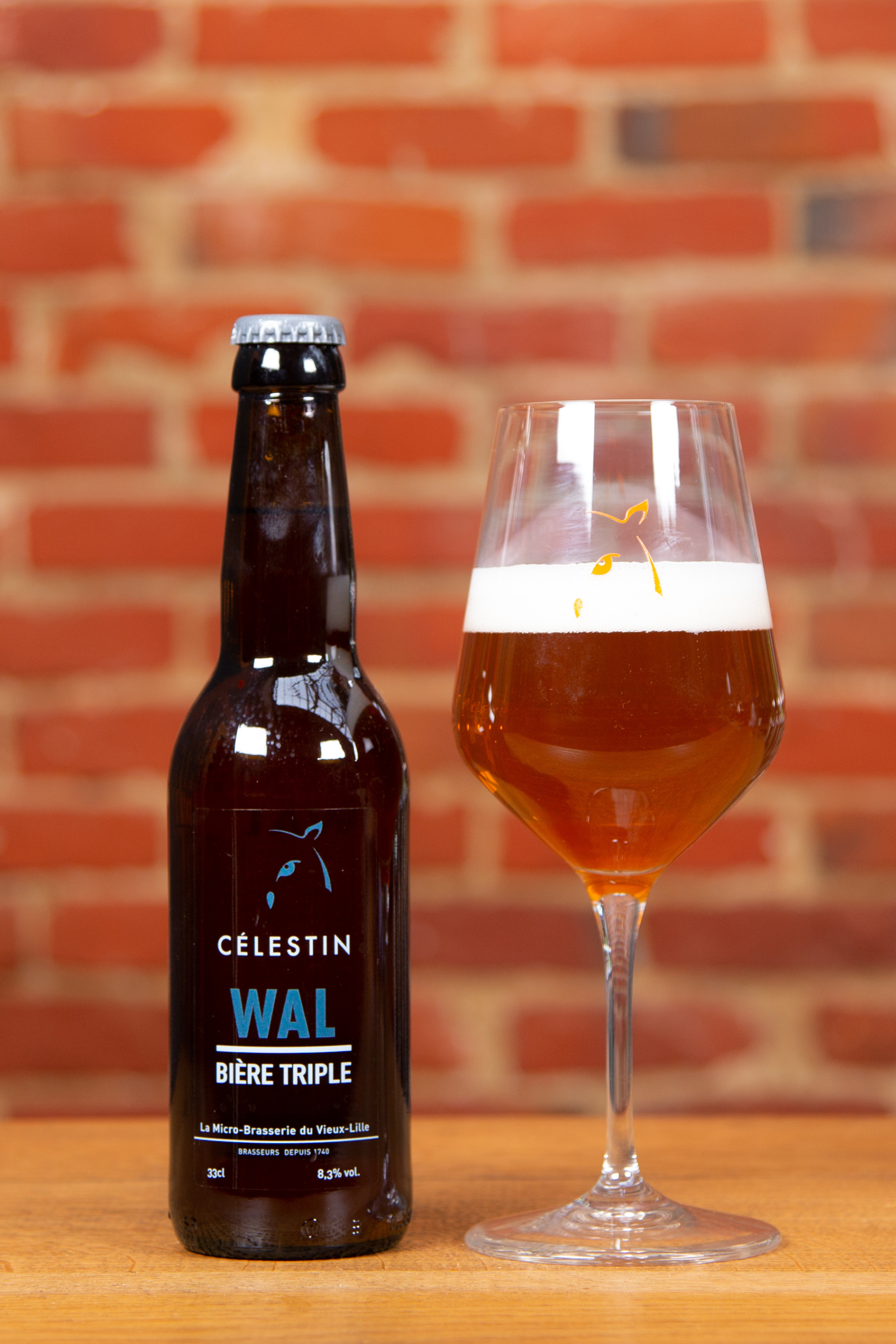 CÉLESTIN WAL - Triple - graine de coriandre & poivre long<br/>33cl (8,3%Vol.)